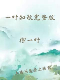 一葉知秋完整版