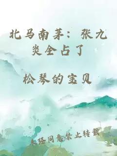 北馬南茅：張九炎全占了
