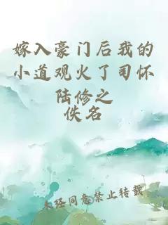嫁入豪門后我的小道觀火了司懷陸修之