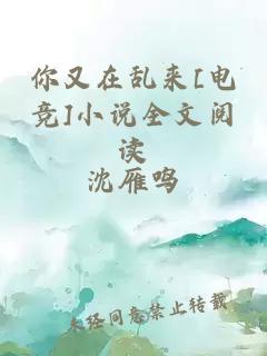 你又在亂來(lái)[電競(jìng)]小說(shuō)全文閱讀