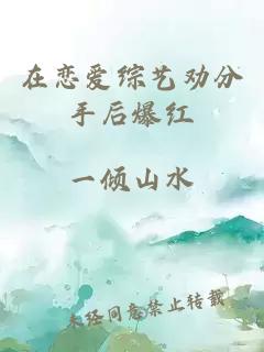 在戀愛綜藝勸分手后爆紅