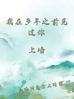 我在多年之前見過你