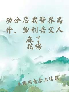 勸分后我警界高升，勢利岳父人麻了