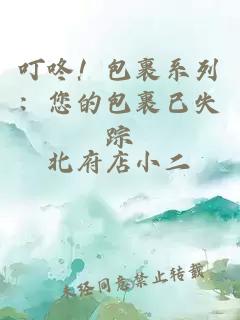 叮咚！包裹系列：您的包裹已失蹤