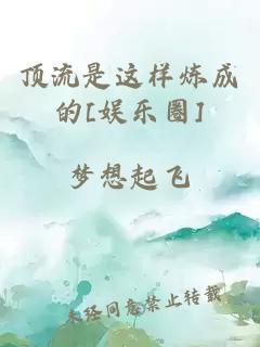 頂流是這樣煉成的[娛樂圈]