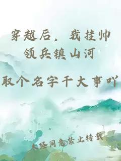 穿越后，我掛帥領(lǐng)兵鎮(zhèn)山河