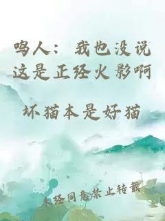鳴人：我也沒(méi)說(shuō)這是正經(jīng)火影啊